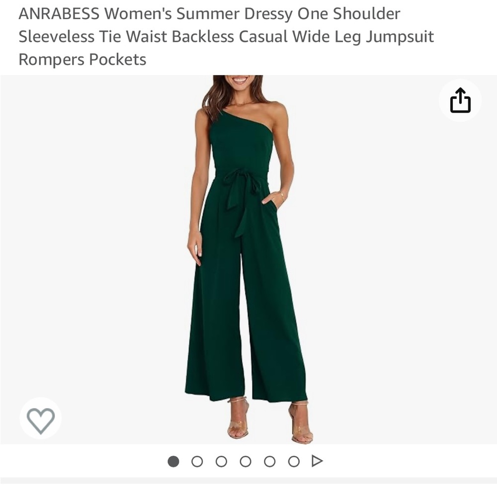 Beautiful brand new jumpsuit - dark green
